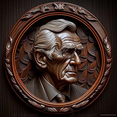 3D модель Джордж Уокер Буш, американский художник (STL)